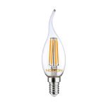 Noxion Lucent LED Filament Candle 4.5W 827 BA35 E14 Clear | Dimmable - Extra Warm White - Replaces 40W Noxion Lucent LED Filament Candle 4.5W 827 BA35 E14 Clear | Dimmable - Extra Warm White - Replaces 40W