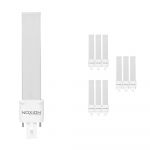 Multipack 10x Noxion Lucent LED PL-S EM 4.5W 840 | Cool White - 2-Pin - Replaces 10W and 13W Multipack 10x Noxion Lucent LED PL-S EM 4.5W 840 | Cool White - 2-Pin - Replaces 10W and 13W
