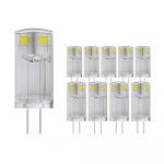 Multipack 10X Noxion LED Bolt G4 0.9W 830 12V | Warm White - Replaces 10W Multipack 10X Noxion LED Bolt G4 0.9W 830 12V | Warm White - Replaces 10W