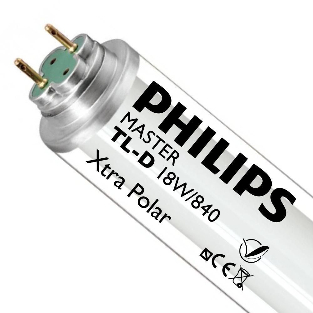 Philips TL-D Xtra Polar 18W 840 (MASTER) | 59cm - Cool White Philips TL-D Xtra Polar 18W 840 (MASTER) | 59cm - Cool White