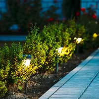 LED motion detectors for outdoors